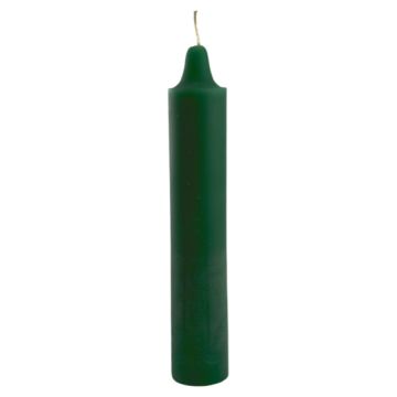 Green Generic Jumbo Candle 8-1/2" - Each